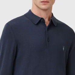Mode Logo Knit Polo Shirt