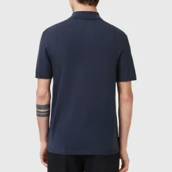 Outlet ALLSAINTS Mode Logo Knit Polo Shirt