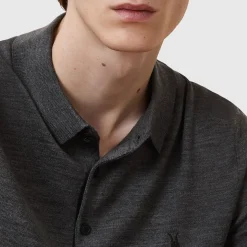 Mode Merino Wool Logo Polo Shirt