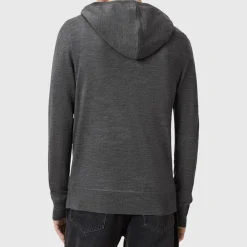 Mode Merino Wool Zipped Logo Hoodie
