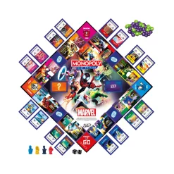 Discount BOARD GAMES Monopoly Flip Edition: Marvel