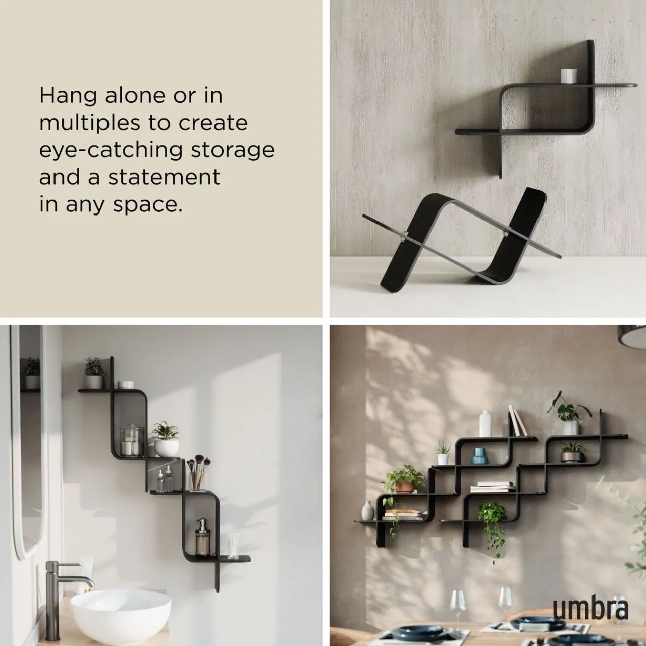 Outlet UMBRA Montage Wall Shelf