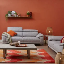 Outlet CASEYS FURNITURE Montero 3-Seater Sofa Grey