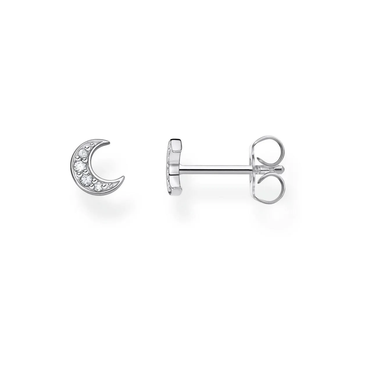 New THOMAS SABO Moon Pavé Single Stud Earring