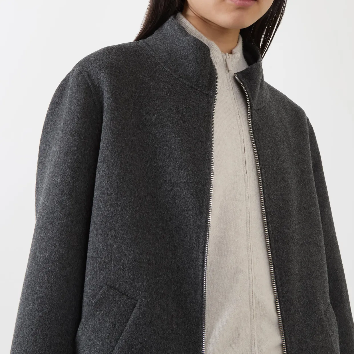 Moriana Detachable-Padded Coat