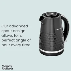 Morphy Richards Hive Jug Kettle 1.5 Black