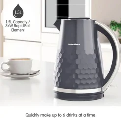 Morphy Richards Hive Jug Kettle 1.5 Grey