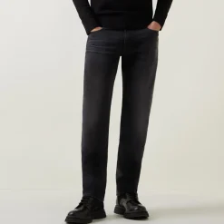 Mosa Mid Rise Straight Leg Jeans