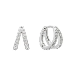 New METTLE & BLOOM Mosaic Huggie Earrings