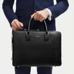 New ASPINAL OF LONDON Mount Street Laptop Bag