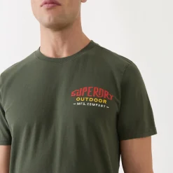 New SUPERDRY Mountain Logo T-Shirt
