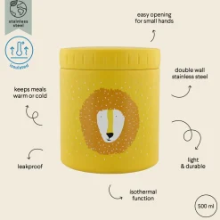 Clearance TRIXIE Mr. Lion Insulated Lunch Pot 500ml