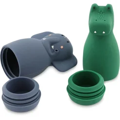 Mrs. Elephant & Mr Crocodile Squeezy Animal Bath Toys