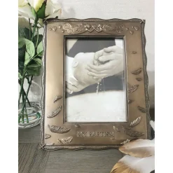 New GENESIS My Baptism Bronze Photo Frame 5 x 7in