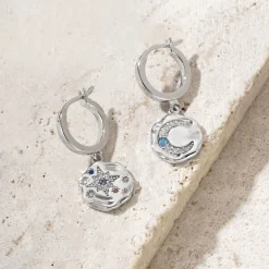 Sale METTLE & BLOOM My Sun, Moon & Stars Drop Earrings