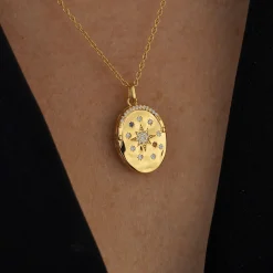 Outlet METTLE & BLOOM My Sun, Moon & Stars Locket Necklace