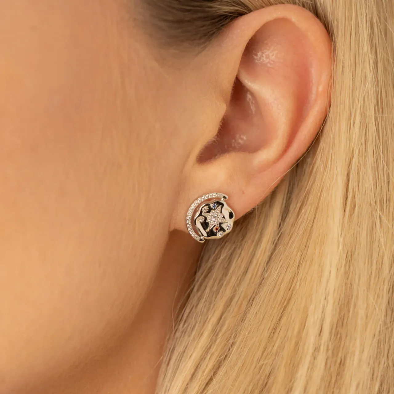 Fashion METTLE & BLOOM My Sun, Moon & Stars Stud Earrings