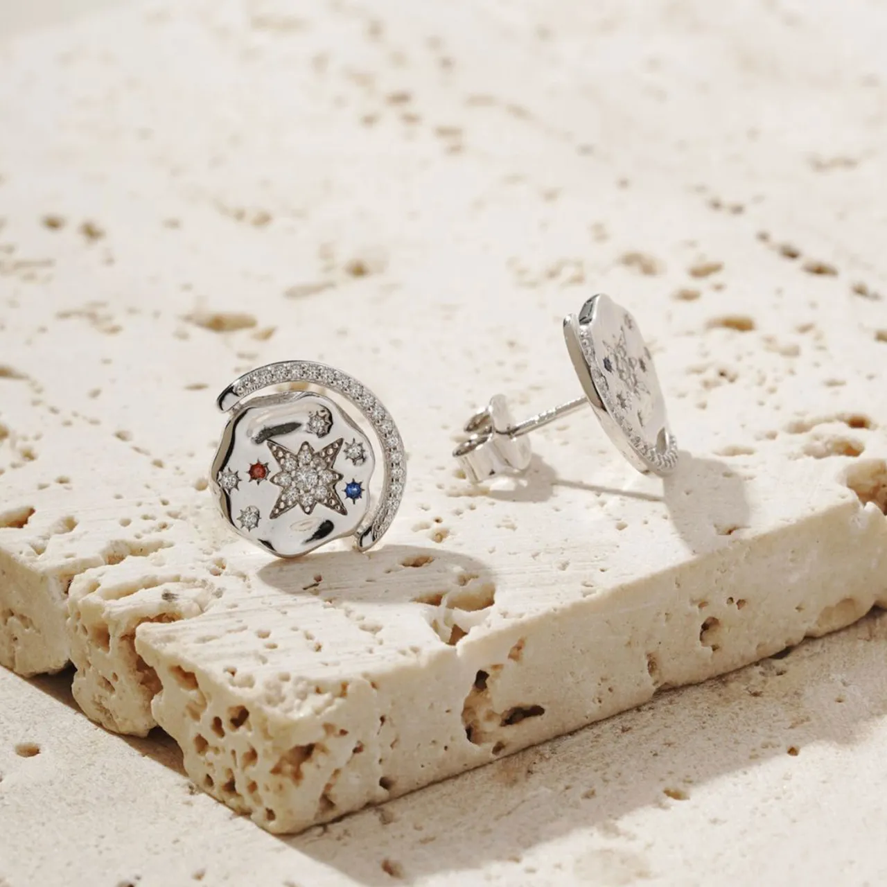 Fashion METTLE & BLOOM My Sun, Moon & Stars Stud Earrings