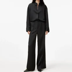 Online ALLSAINTS Myrtle Mid-Rise Wide-Leg Trousers