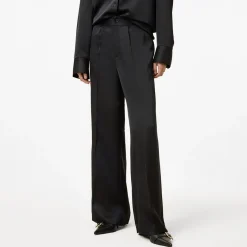 Online ALLSAINTS Myrtle Mid-Rise Wide-Leg Trousers