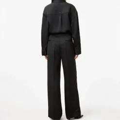 Online ALLSAINTS Myrtle Mid-Rise Wide-Leg Trousers