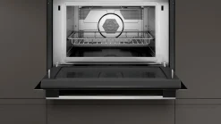 Sale NEFF N50 60 Cm Stainless Steel Built-in Compact Oven With Microwave Function