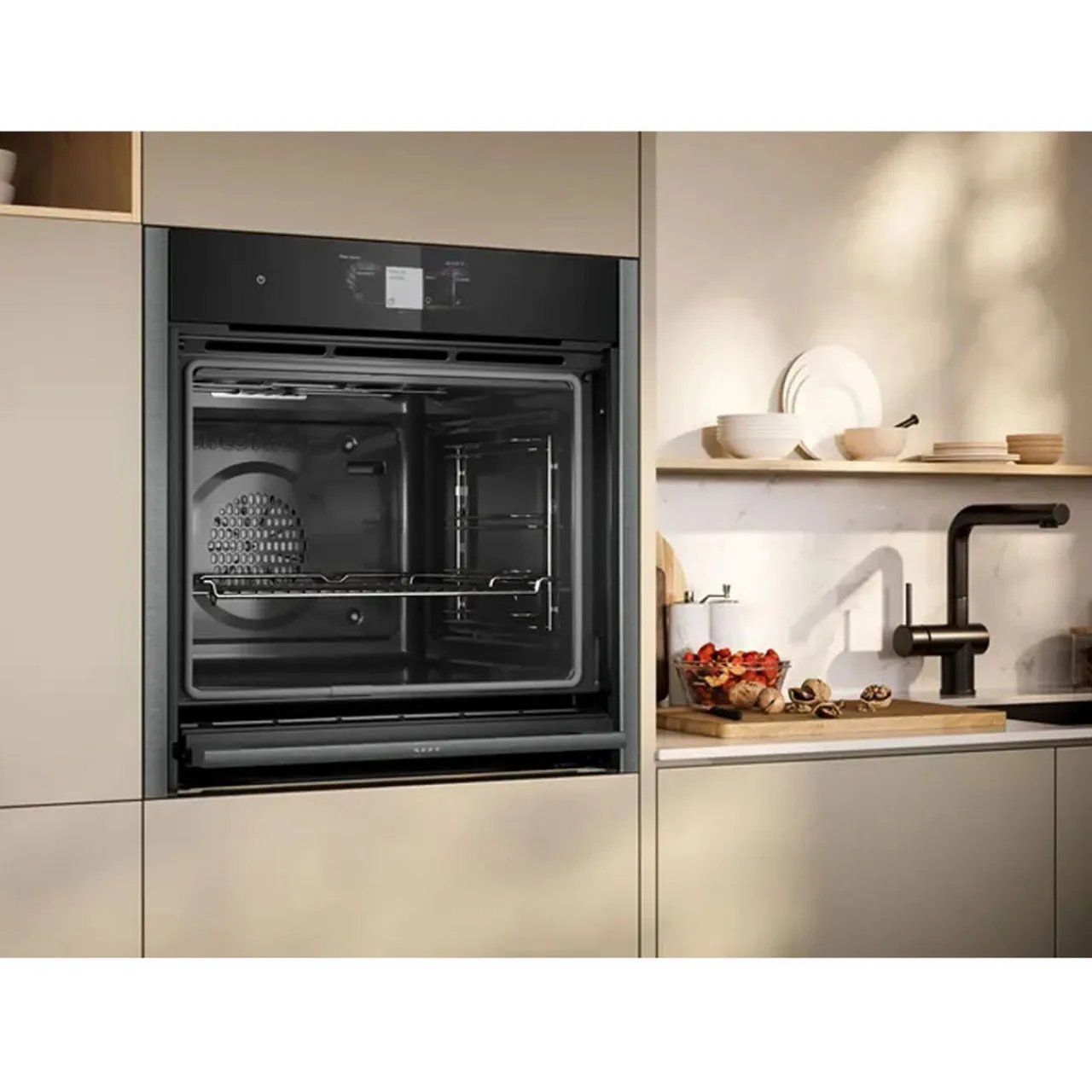 Clearance NEFF N90 BI Single Oven, Graphite