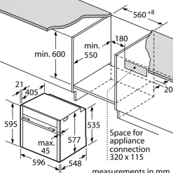 Best NEFF N70 Built-in Single Oven 71L Stainless Steel
