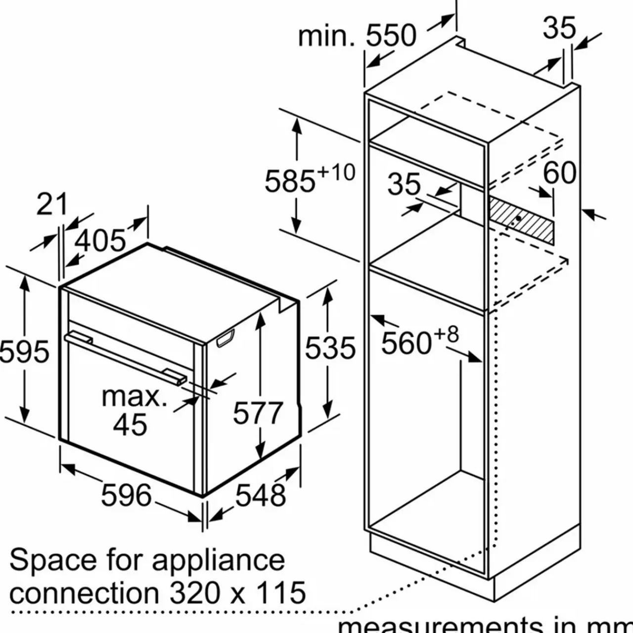 Best NEFF N70 Built-in Single Oven 71L Stainless Steel