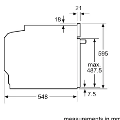 Best NEFF N70 Built-in Single Oven 71L Stainless Steel