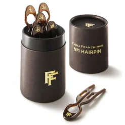 Clearance FIONA FRANCHIMON Nº1 Hairpin - Brown