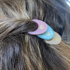 Fashion FIONA FRANCHIMON N°1 Hairpin Miami Collection - Seashell Pink, Soft Beige and Tantalizing Blue