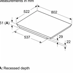 Hot NEFF N70 Induction Hob 80cm Black