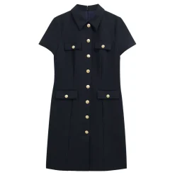 Nadiya Utility Mini Shirt Dress