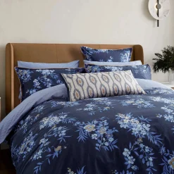 Discount BEDECK BELFAST Nahla Duvet Set Blue/Navy