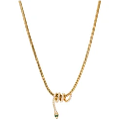 Sale LYNOTT JEWELLERY Nathair Nímhe Snake Necklace Gold