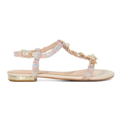 Online DUNE LONDON Nature Floral T-bar Sandals