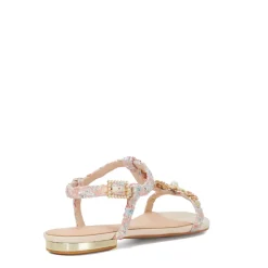 Online DUNE LONDON Nature Floral T-bar Sandals