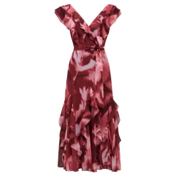Naya Petite Floral Ruffle Dress