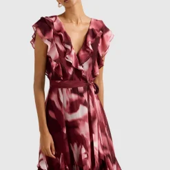 Naya Petite Floral Ruffle Dress