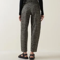 Neoma Leopard Straight Leg Jeans