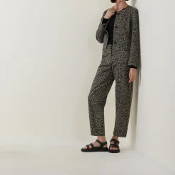 Neoma Leopard Straight Leg Jeans