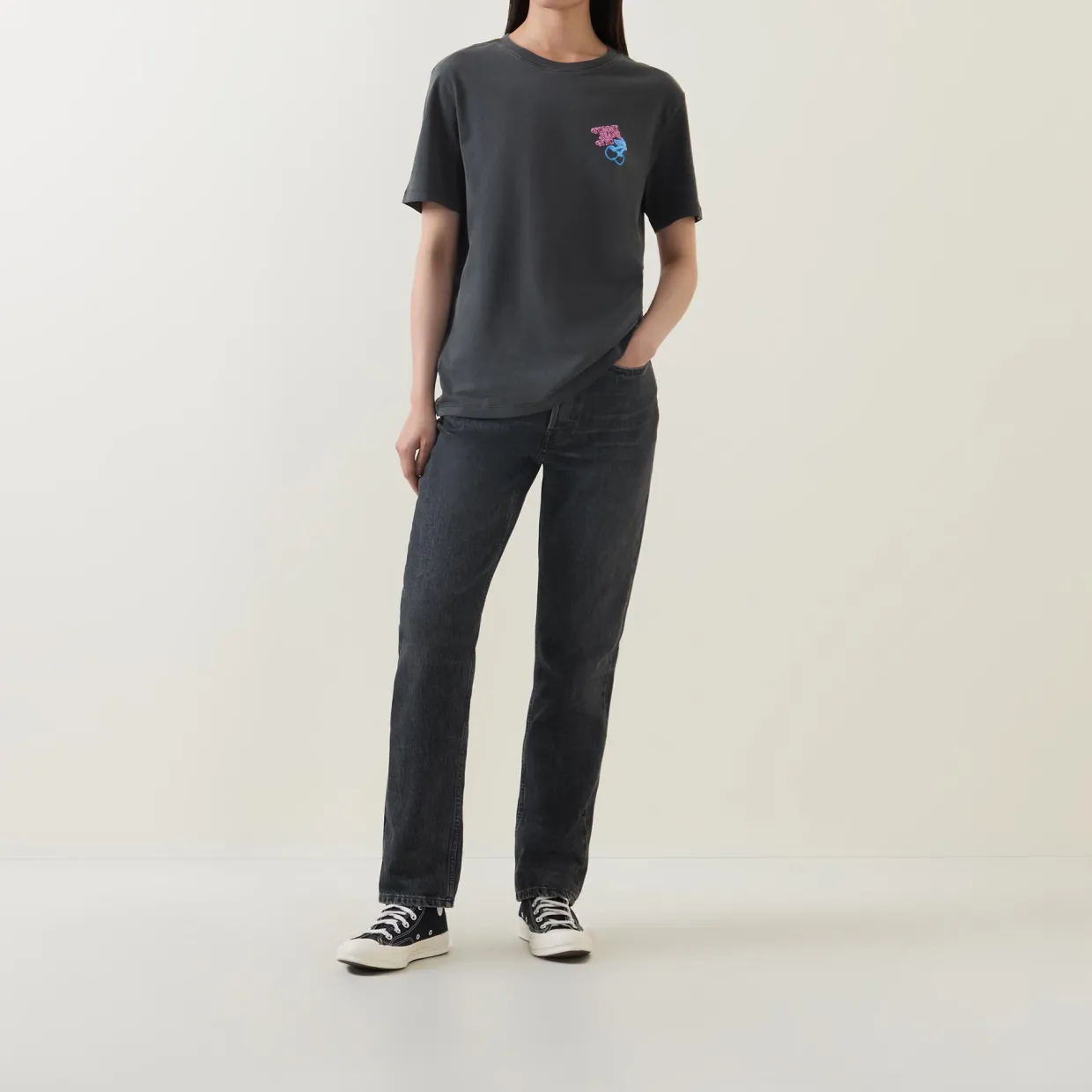 Neon Cherry Logo T-Shirt