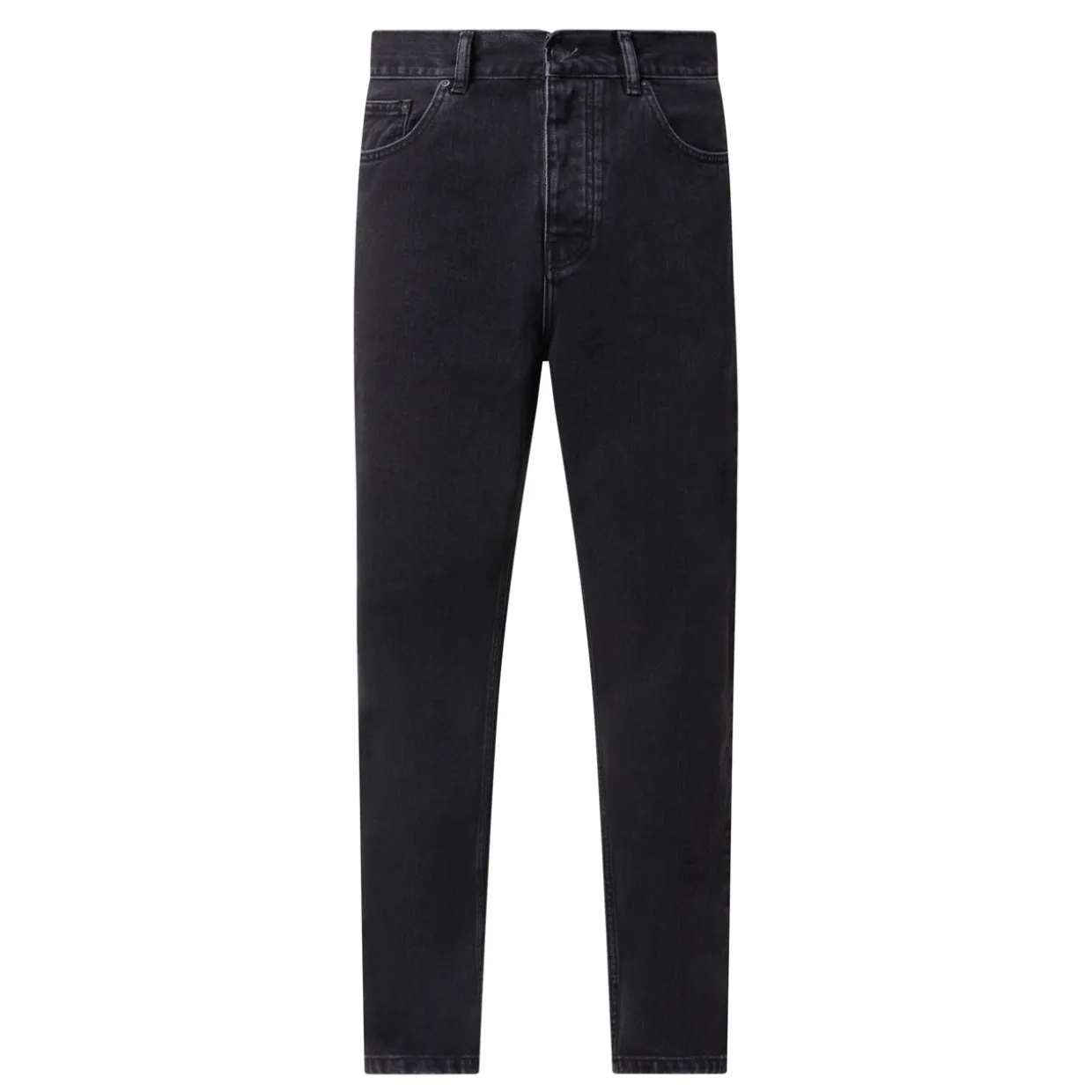 Newel Mid Rise Relaxed Tapered Fit Jeans
