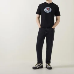 Newel Mid Rise Relaxed Tapered Fit Jeans