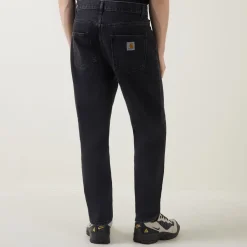 Newel Mid Rise Relaxed Tapered Fit Jeans
