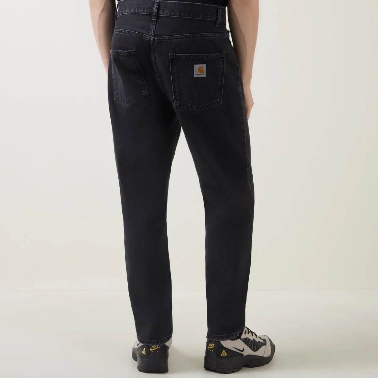 Newel Mid Rise Relaxed Tapered Fit Jeans