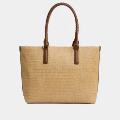 Hot REISS Noelle Braided Strap Raffia Tote Bag
