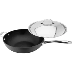 Outlet STELLAR Non-Stick Hard Anodised Wok & Lid 30cm