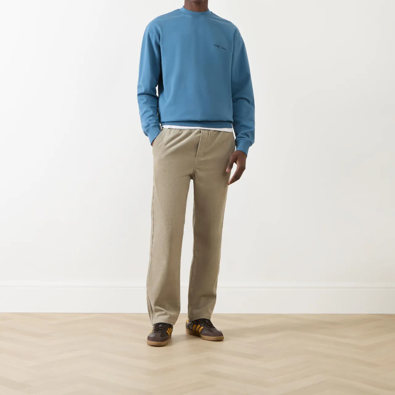 New SAMSOE SAMSOE Norsbro Logo Sweatshirt